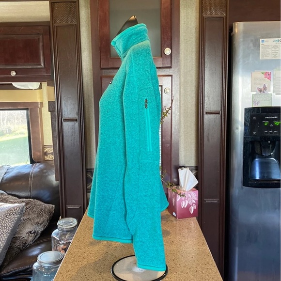 Patagonia Better Sweater 1/4 Zip In Turquoise - Picture 5 of 7